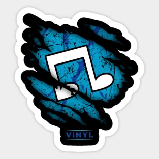 VINYL - RIPPED Sticker